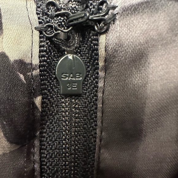 H&M big floral cowl neck cocktail dress pockets banded waist sleeveless sheath‎ - Picture 9 of 9